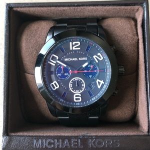 Michael Kors Men’s Watch Black Metal
